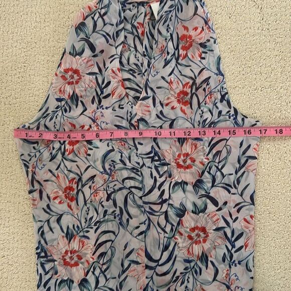 NEW CAbi Sleeveless Floral Print Stem Blouse Size XS - Picture 9 of 10